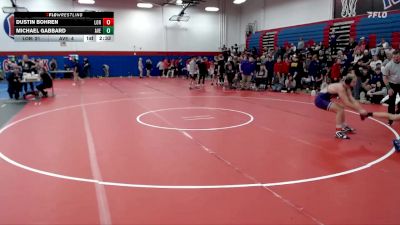 174 lbs Finals (2 Team) - Dustin Bohren, Loras vs Michael Gabbard, Averett