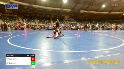 92 lbs Semifinal - Trenton Warren, Valiant Prep vs Ryan Rojo, Miami Wrestling Club