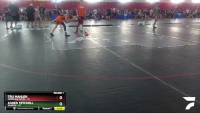 97-101 lbs Round 1 - Tru Mahlen, Moorhead SPUDS vs Kaden Mitchell, Waukon