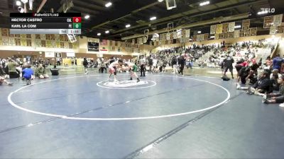 120 lbs Semifinal - Karl La Com, Poway Elite vs Hector Castro, California