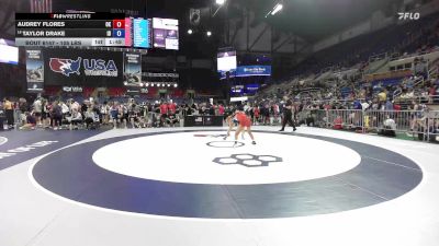 105 lbs Cons. Rd Of 32 - Audrey Flores, OK vs Taylor Drake, ID