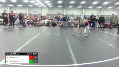 84 lbs Round 8 (10 Team) - Brady Sullivan, Wolfpack WC vs Nick Demyanovich, River City Wrestling