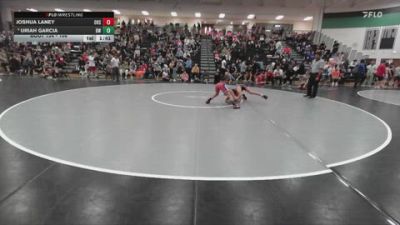 106 lbs Champ. Round 2 - Joshua Laney, Ozark High School vs Uriah Garcia, Bulltrained Wrestling