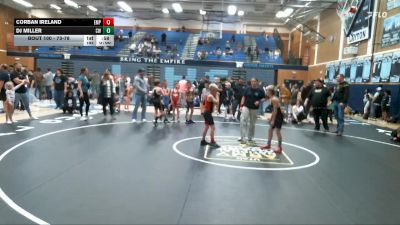 73-78 lbs Round 3 - Dj Miller, Charger WC vs Corban Ireland, Empire