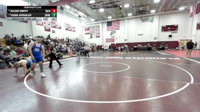 285 lbs Quarterfinal - Horatio Glover, Derby/Oxford/Holy Cross vs Christopher Wright, Plainville