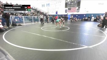 115 lbs Cons. Round 4 - Madeline Tamanaha, Mark Keppel vs Kai Libunao, Aliso Niguel