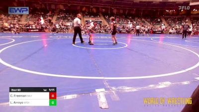 88 lbs Round Of 16 - Case Freeman, Sebolt Wrestling Academy vs LIAM Arroyo, Apex