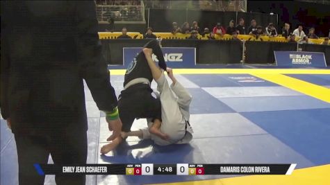 Damaris Colon Rivera vs Emily Jean Schaefer 2025 Pan Jiu Jitsu IBJJF Championship