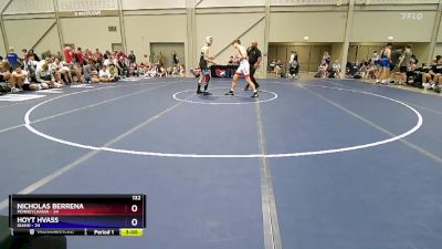 132 lbs Placement Matches (16 Team) - Nicholas Berrena, Pennsylvania vs Hoyt Hvass, Idaho