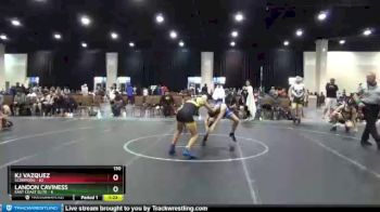 130 lbs Round 4 (6 Team) - KJ Vazquez, Scorpions vs Landon Caviness, East Coast Elite