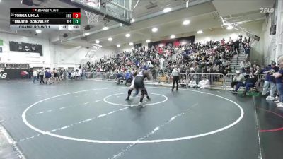 285 lbs Champ. Round 1 - Martin Gonzalez, Western vs Tonga Uhila, Santa Margarita