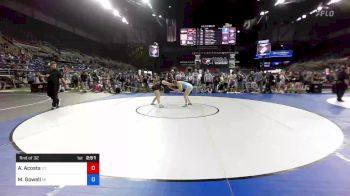 164 lbs Rnd Of 32 - Alize Acosta, Utah vs MaKayla Gowell, Michigan