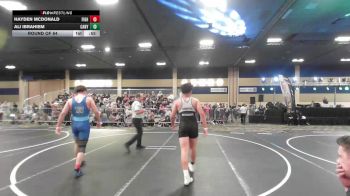165 lbs Round Of 64 - Hayden McDonald, Fighting Squirrels WC vs Ali Ibrahiem, Canyon Springs HS