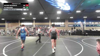 165 lbs Round Of 64 - Hayden McDonald, Fighting Squirrels WC vs Ali Ibrahiem, Canyon Springs HS