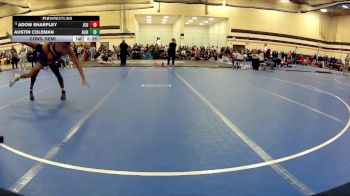 141 lbs Cons. Semi - Austin Coleman, Albion College vs Adom Sharpley, John Carroll University