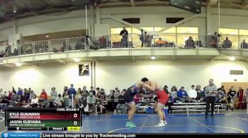 195 lbs Cons. Round 4 - Kyle Gunawan, Fishers Wrestling Club vs Jason Guevara, Whiteland Wrestling Club