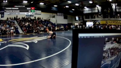 157 lbs Cons. Round 2 - Kaden Renner, UMary vs Dalton Schams, Upper Iowa