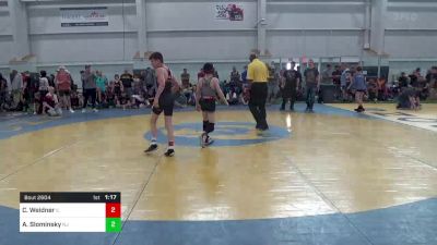 85-S lbs Quarterfinal - Carl Weidner, IL vs Aj Slominsky, NJ