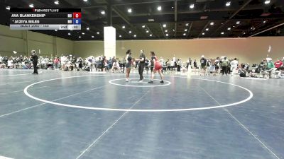 140 lbs 3rd Place Match - Scarlett Yeager, KS vs Miangel Jackson, OK