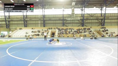 125A lbs Rr Rnd 2 - Logan Graf, Sdsu vs Zeke Witt, Ndsu