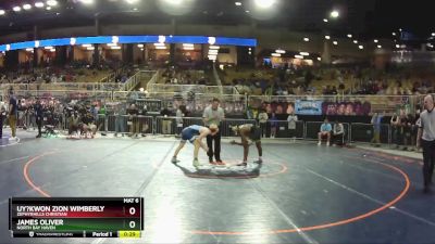 120 1A Cons. Round 3 - James Oliver, North Bay Haven vs Uy?Kwon Zion Wimberly, Zephyrhills Christian