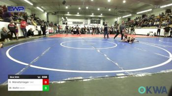 64 lbs Semifinal - Aubrey Snyder, Team Tulsa Wrestling Club vs Hudson Vanover, Tiger Trained Wrestling