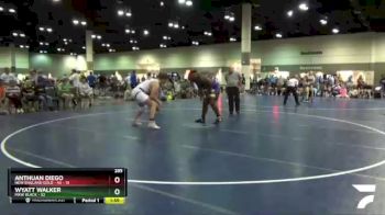 285 lbs Round 1 (6 Team) - Anthuan Diego, New England Gold - AS vs Wyatt Walker, MXW Black