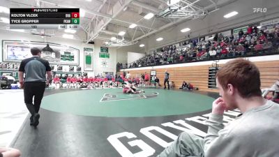 165 lbs Placement Matches (8 Team) - Kolton Vlcek, Bon Homme/Avon vs Tyce Gropper, Philip/Kadoka Area/Wall