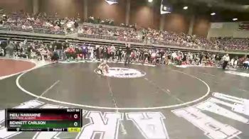 62 lbs Cons. Semi - Meili Nawahine, Team Pride Academy vs Bennett Carlson, Wasatch