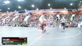 113 lbs Quarterfinals (8 Team) - Aiden Fill, Bronson vs Onyx Ostrom, Manchester