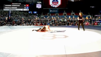 120 lbs Quarters - Vivienne Yarbrough, Texas vs Mikayla Perkins, Indiana