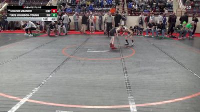 70_B lbs Consi Of 16 #1 - Colton Zeamer, Hempfield vs Tate Johnson-Young, Shikellamy