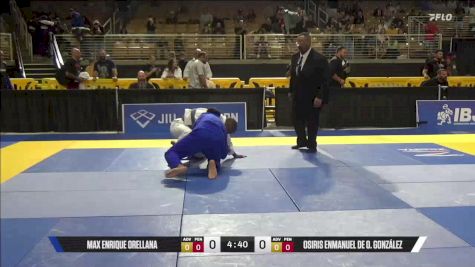 Osiris Enmanuel De O. González vs Max Enrique Orellana 2025 Pan Jiu Jitsu IBJJF Championship