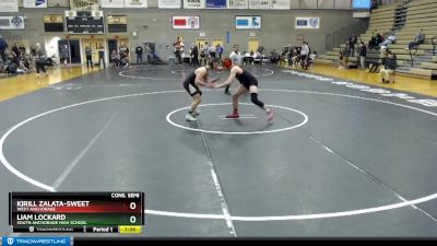 152 lbs Cons. Semi - Kirill Zalata-Sweet, West Anchorage vs Liam Lockard, South Anchorage High School