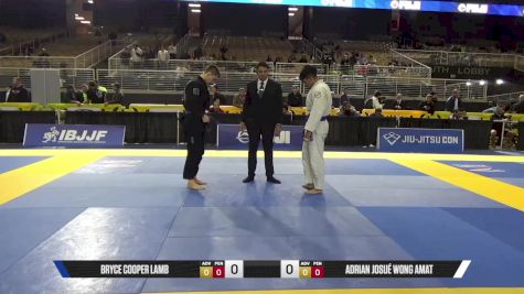 Bryce Cooper Lamb vs Adrian Josué Wong Amat 2025 Pan Jiu Jitsu IBJJF Championship