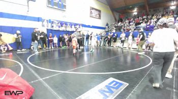 55 lbs Final - Kyson Wood, Cushing Tigers vs Bradley Shadwick, Berryhill Wrestling Club