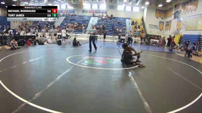 132 lbs Quarters & Wb (16 Team) - Tory James, Oakleaf WC vs Michael Rodriguez, Talon WC
