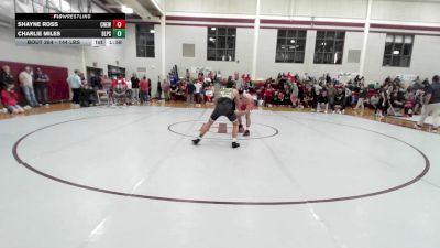 144 lbs Round Of 16 - Shayne Ross, Cardinal Newman vs Charlie Miles, Ben Lippen