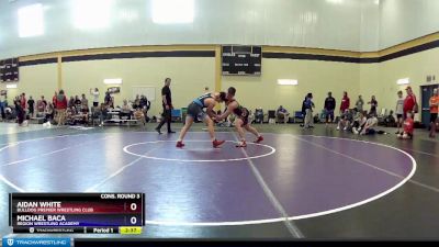 182 lbs Cons. Round 3 - Aidan White, Bulldog Premier Wrestling Club vs Michael Baca, Region Wrestling Academy