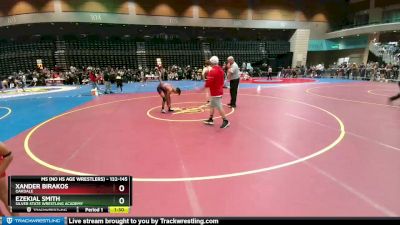 132-145 lbs Round 3 - Ezekial Smith, Silver State Wrestling Academy vs Xander Birakos, Oakdale