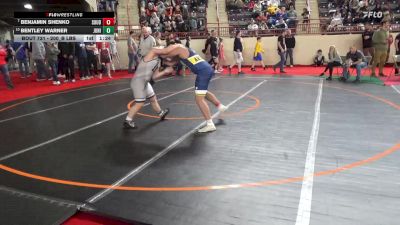 200_B lbs Round Of 16 - Benjamin Shenko, Souderton vs Bentley Warner, Juniata