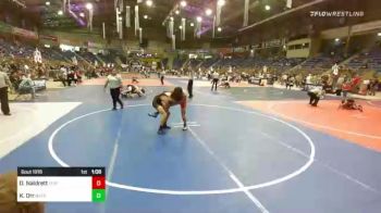 106 lbs Round Of 16 - Davin Naldrett, Flathead Valley WC vs Kaden Orr, Natrona County High School