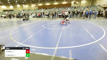 65 lbs 2nd Place - Vincent Welsh, Patriot Mat Club vs Henry Sanchez, USA Gold