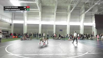 83 lbs Semifinal - Amelia Dangerfield, Shootbox Rigby vs Kynzlee Halgren, Iron County Wrestling Academy