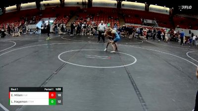 84 lbs Finals (2 Team) - Luke Hageman, Xtreme Team vs Eli Milam, Pursuit WC