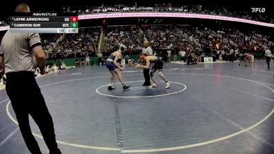 2A 132 lbs 1st Place Match - Cameron Gue, Mt Pleasant vs Layne Armstrong, Seaforth High School