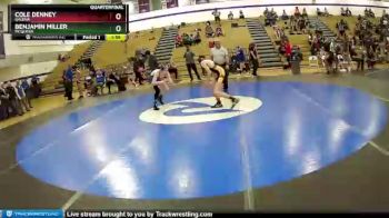 138 lbs Quarterfinal - Benjamin Miller, McQueen vs Cole Denney, Galena
