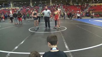 140 lbs Cons. Round 3 - Cooper Ast, Iron Grapplers Wrestling Club vs Cruz Lewandowski, Southwest Timberwolves Kids Wr