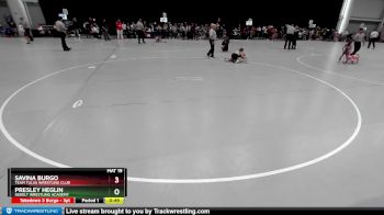 65-68 lbs Semifinal - Presley Heglin, Sebolt Wrestling Academy vs Savina Burgo, Team Tulsa Wrestling Club