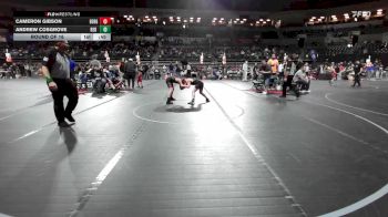 90 lbs Round Of 16 - Cameron Gibson, Bergenfield vs Andrew Cosgrove, Red Nose